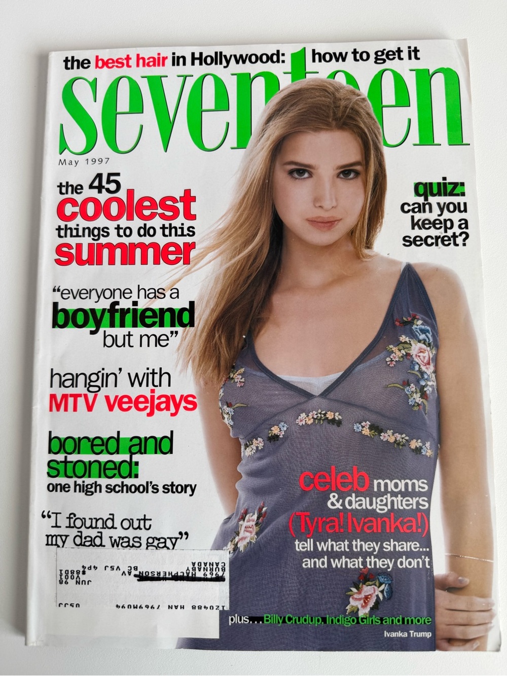 Seventeen 17 May 1997 Ivanka Trump